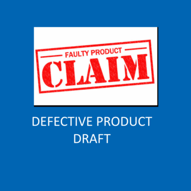 Defective Product (Complaint Draft)